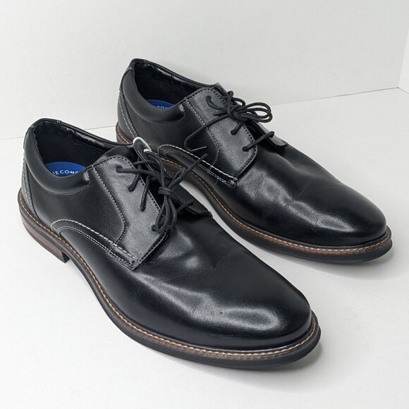 Nunn Bush Westfield Lace-up Oxford, Black Leather, Men\'s 12 M main image 6